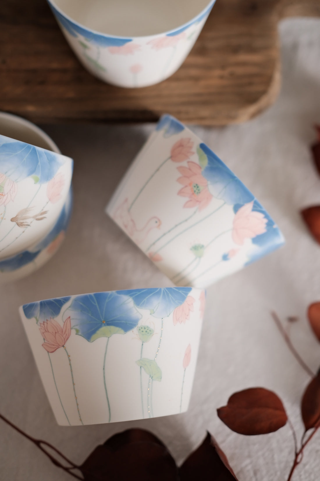 Lotus Flower Coffee/Tea Cups - Baizhi Studio