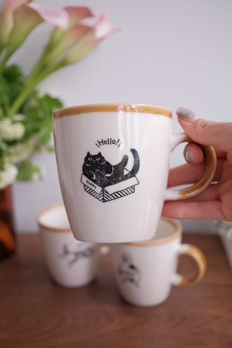 Kakuni Minoware Cat Mug
