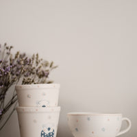 Little Snowflake Ceramic Mug & Saucer Set