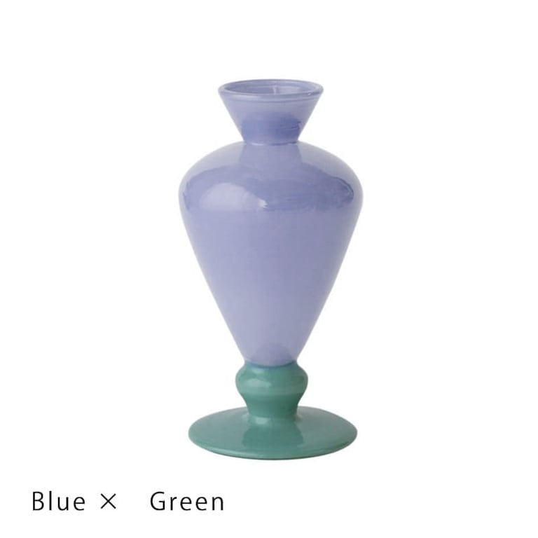 Amabro Ware Two Tone Glass Mini Vase
