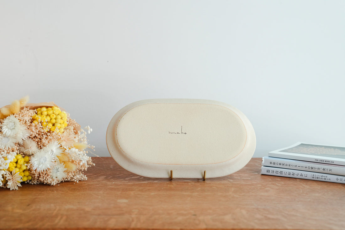Chiho Yoshida 穗屋工房 Medium Oval Plate - CY35