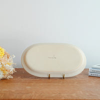 Chiho Yoshida 穗屋工房 Medium Oval Plate - CY35