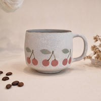 Kei Mitsumochi ミツ持啓 Red Cherry Mug KM50