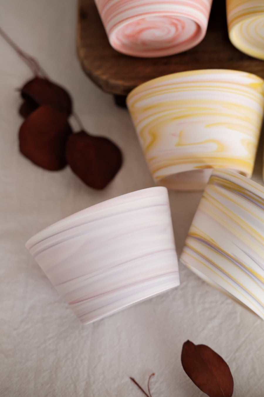 Twistable Glaze Coffee Cups - Baizhi Studio