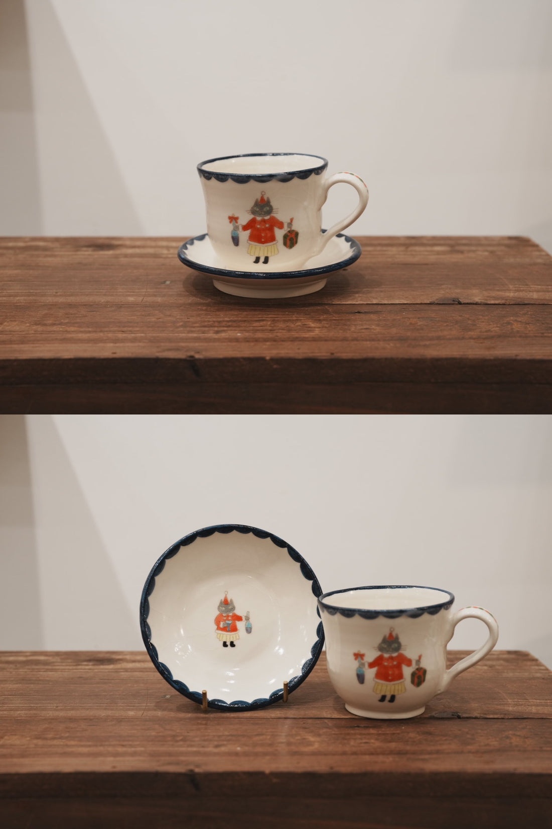 Yukiko Nagahama 長浜由起子 - Christmas Mug with Saucer YN01