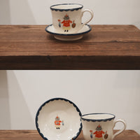Yukiko Nagahama 長浜由起子 - Christmas Mug with Saucer YN01