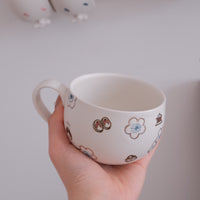Tobe-ware Golden Ume Mug