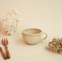 Chiho Yoshida 穗屋工房 Mug - Line & Dots CY14