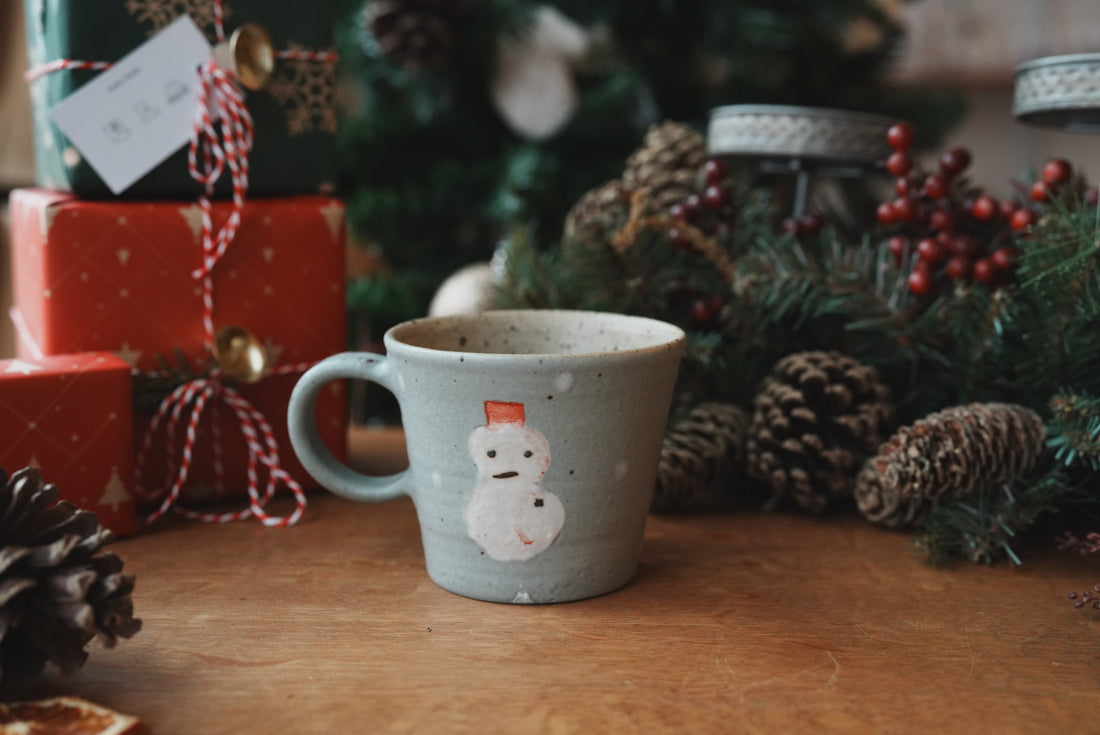 Haruko Harada 原田晴子 Christmas Straight Mug - HH37