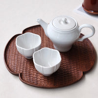 Kazunori Takatsuka 高塚和則 Flower Plate Walnut Wood Extra Large KU09