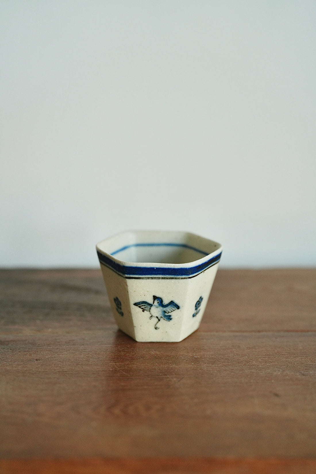 Shinko Nakanishi 中西申幸 Bird Hexagonal Free Cup SN07