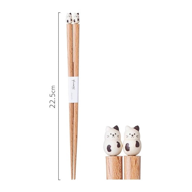 Plumpy Natural Wood Chopsticks