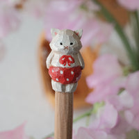 Ayataro Large Fork - Cat in Red Pants - aya14