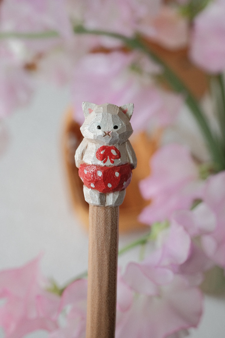 Ayataro Large Fork - Cat in Red Pants - aya14