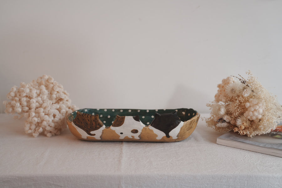 Fumiko Tsuchihashi 土橋文子 - Large Oval Deep Plate FT20 #3