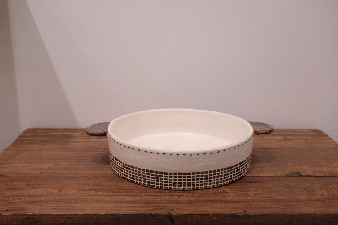 Emishi Kobo 池田匡優&美弥子 - Large Double Handled Bowl EK14