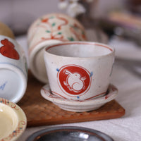 Mino Ware Tea Cup and Saucer