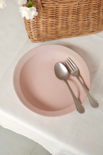 Mashiko Pottery Yoshizawa Pink Deep Plate