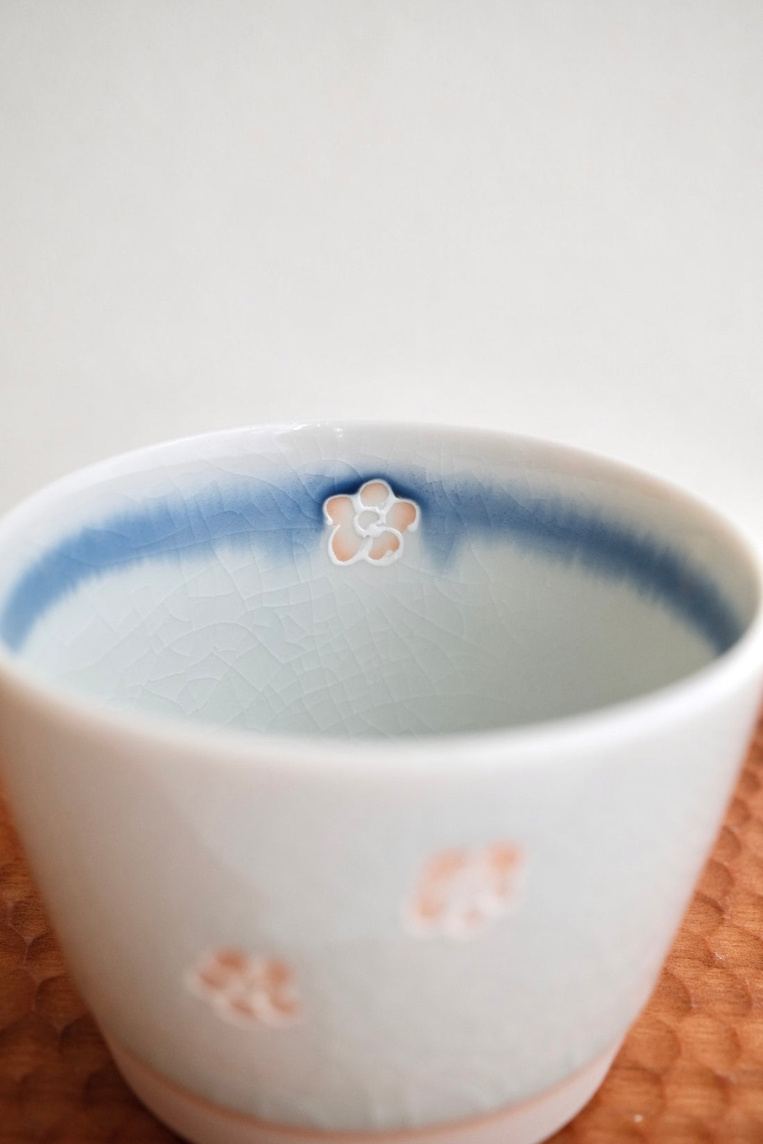 Mino Ware Sakura Free Cup and Plate