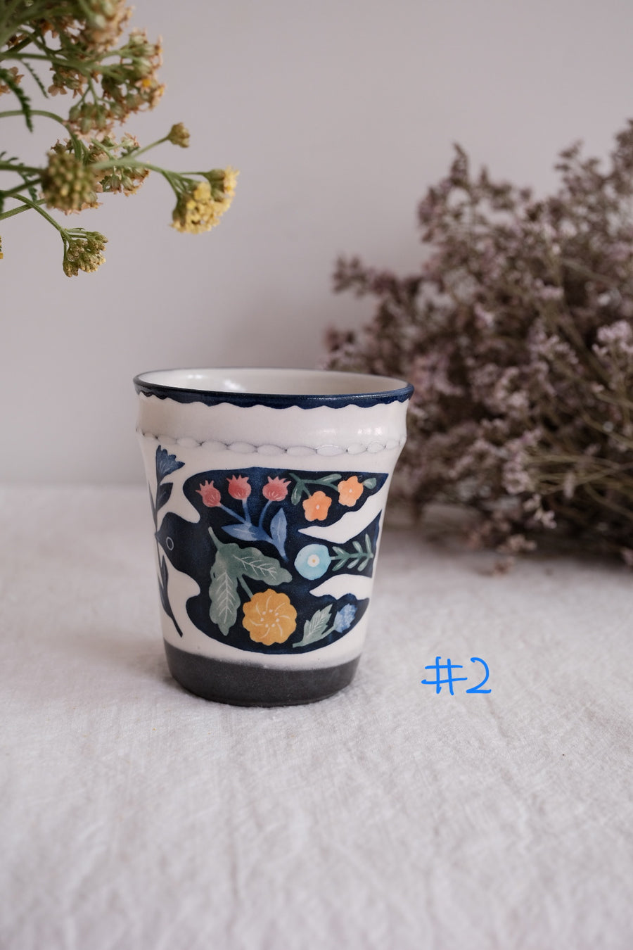 Nakagaki Tomoko Kohiki Hand Painted Free Cup - KP7