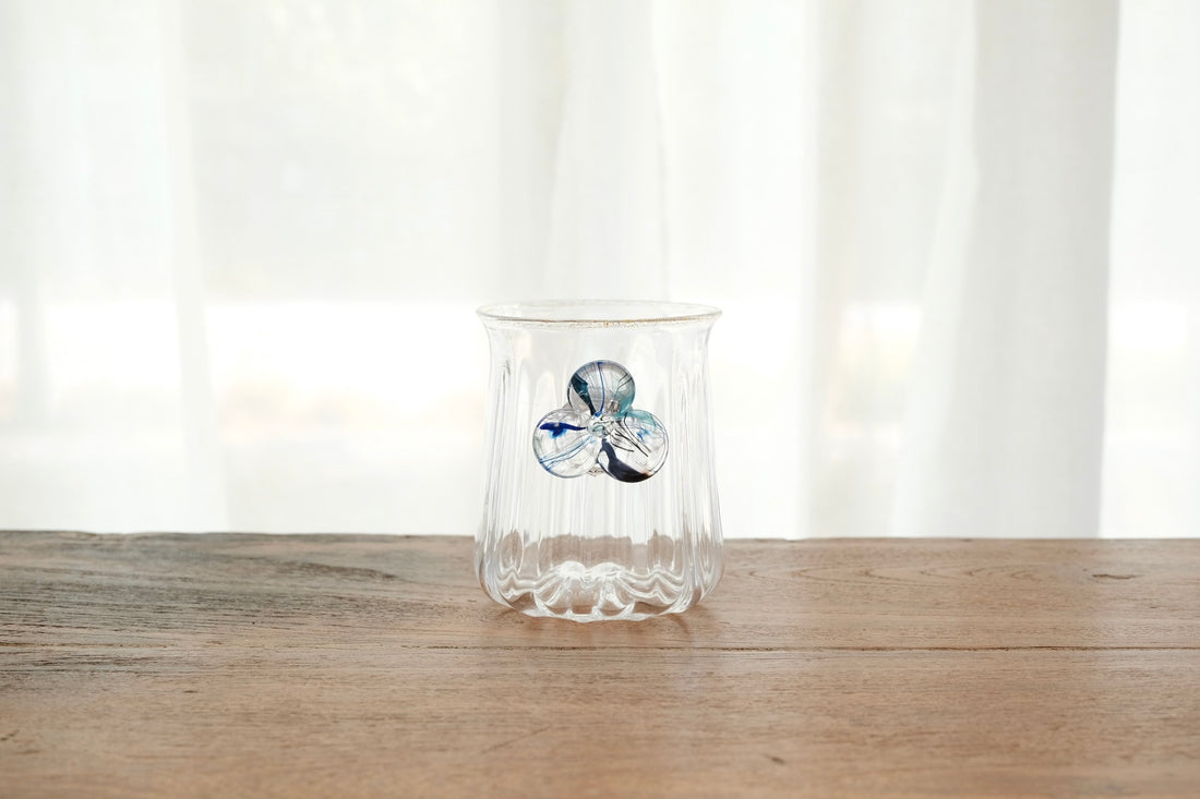 Makiko Kitagata 北形槙子 Lace Flower Handle Glass MG10
