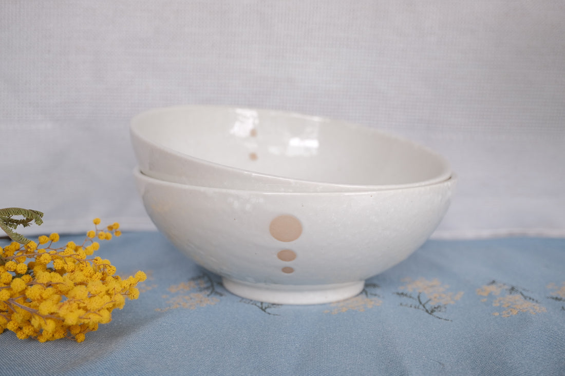 Minoware Ramen Bowl White