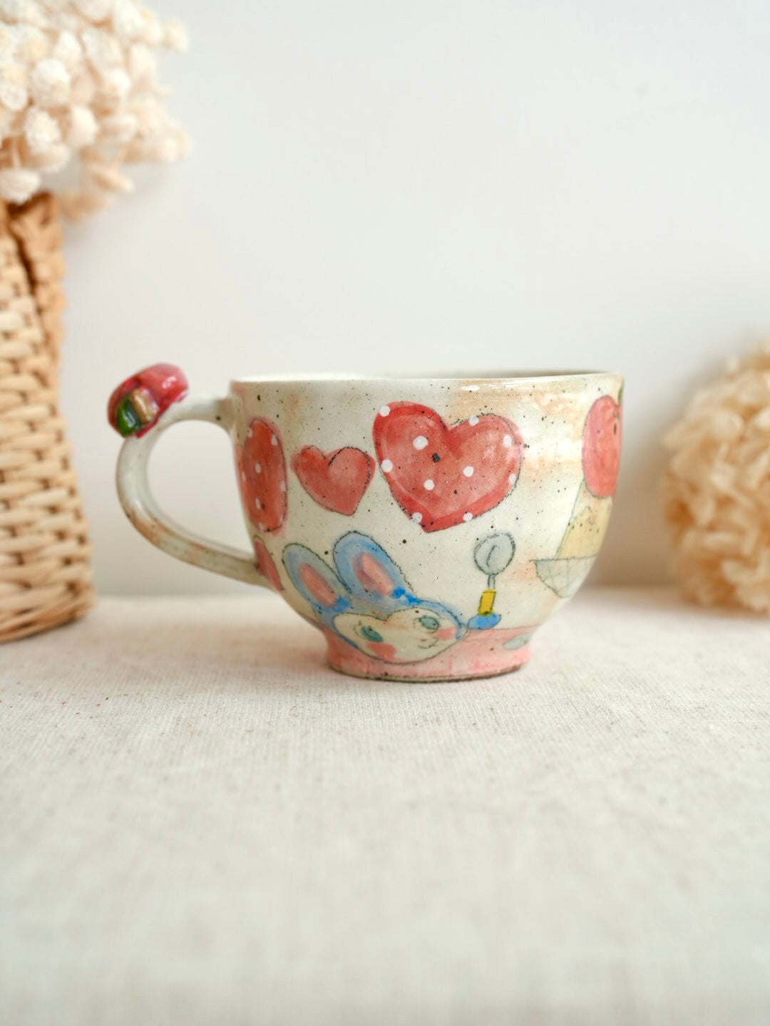Asako Yamaguchi 山口麻子 Animal Large Round Mug AI02