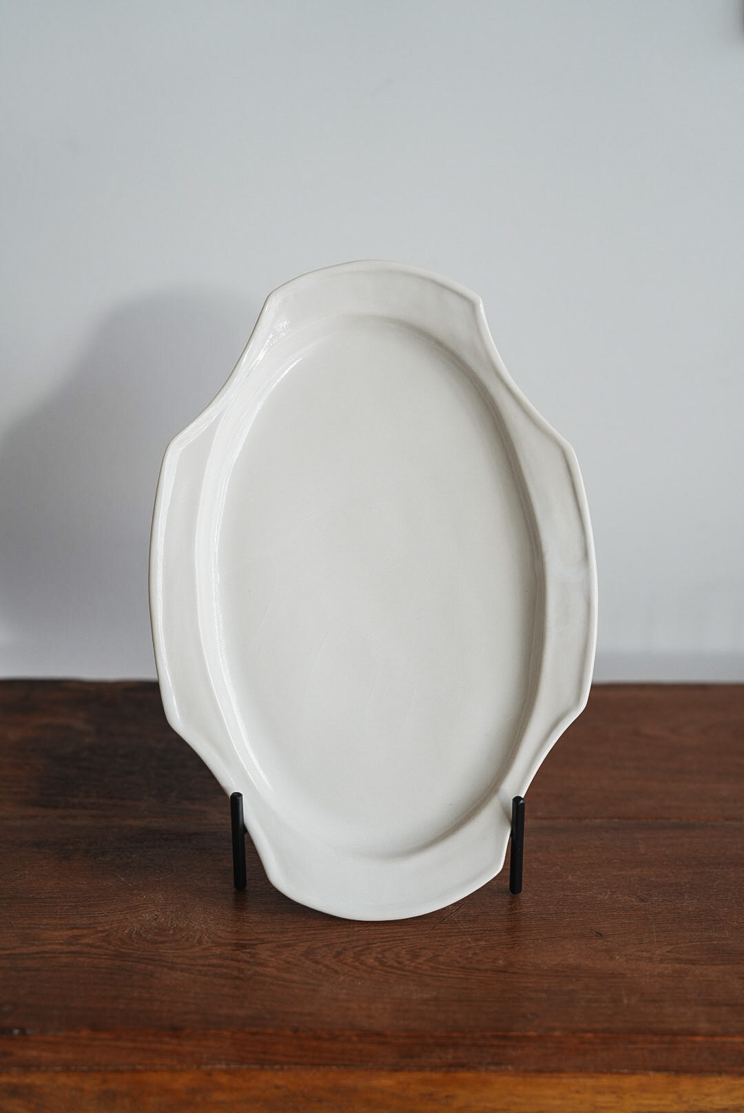Maya Inamura 稲村真耶 Large White Oval Plate MI24