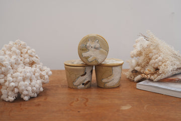 Tomoko Kubo コンガリ舍 Cat Case with Lid TK22