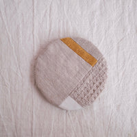 Japanese Linen Round Coaster