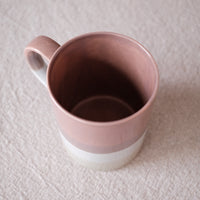 Japanese Layer Painted Pottery Mug Small