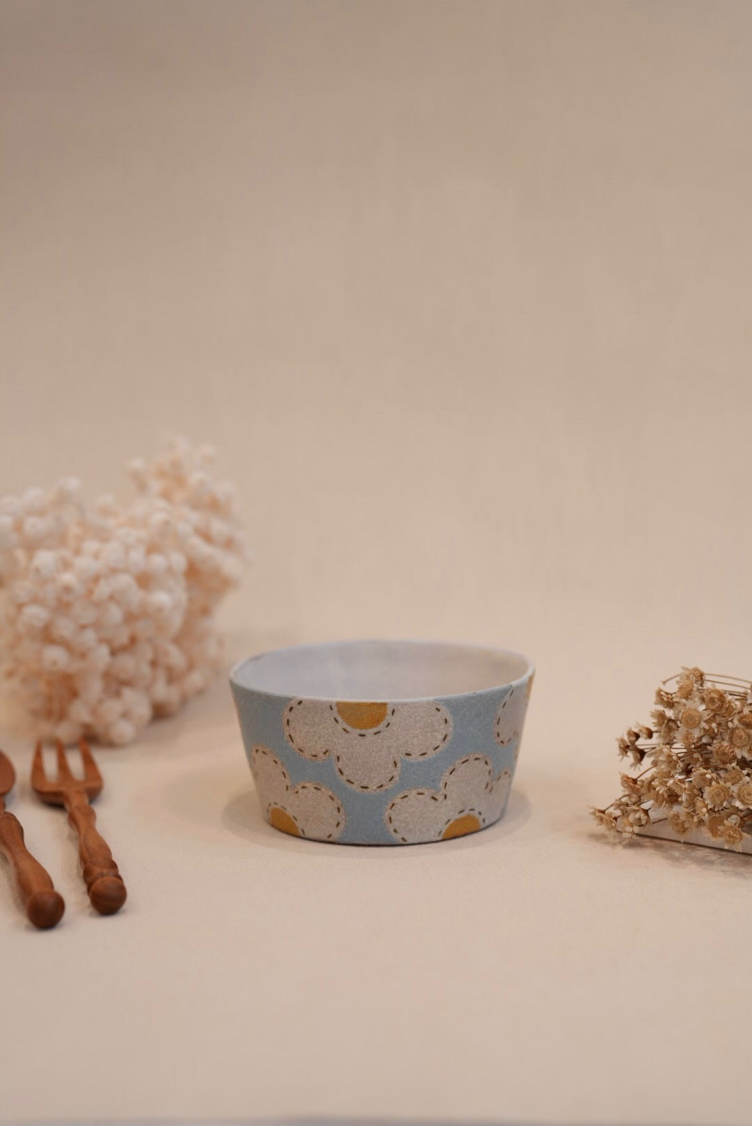 Kei Mitsumochi ミツ持啓 Flower Bowl - Blue KM68