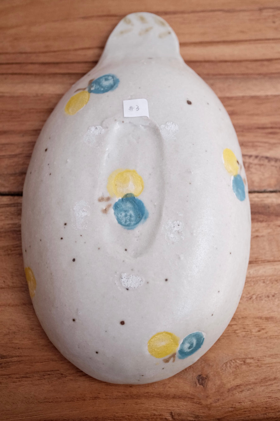 Haruko Harada 原田晴子 Oval Medium Plate - HH14 #3