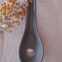 Japan Made Ceramic Spoon and Spoon Rest