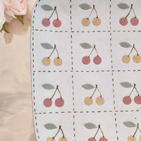 Kei Mitsumochi ミツ持啓 Rectangle Plate - Checked Pattern Mix Cherry KM17