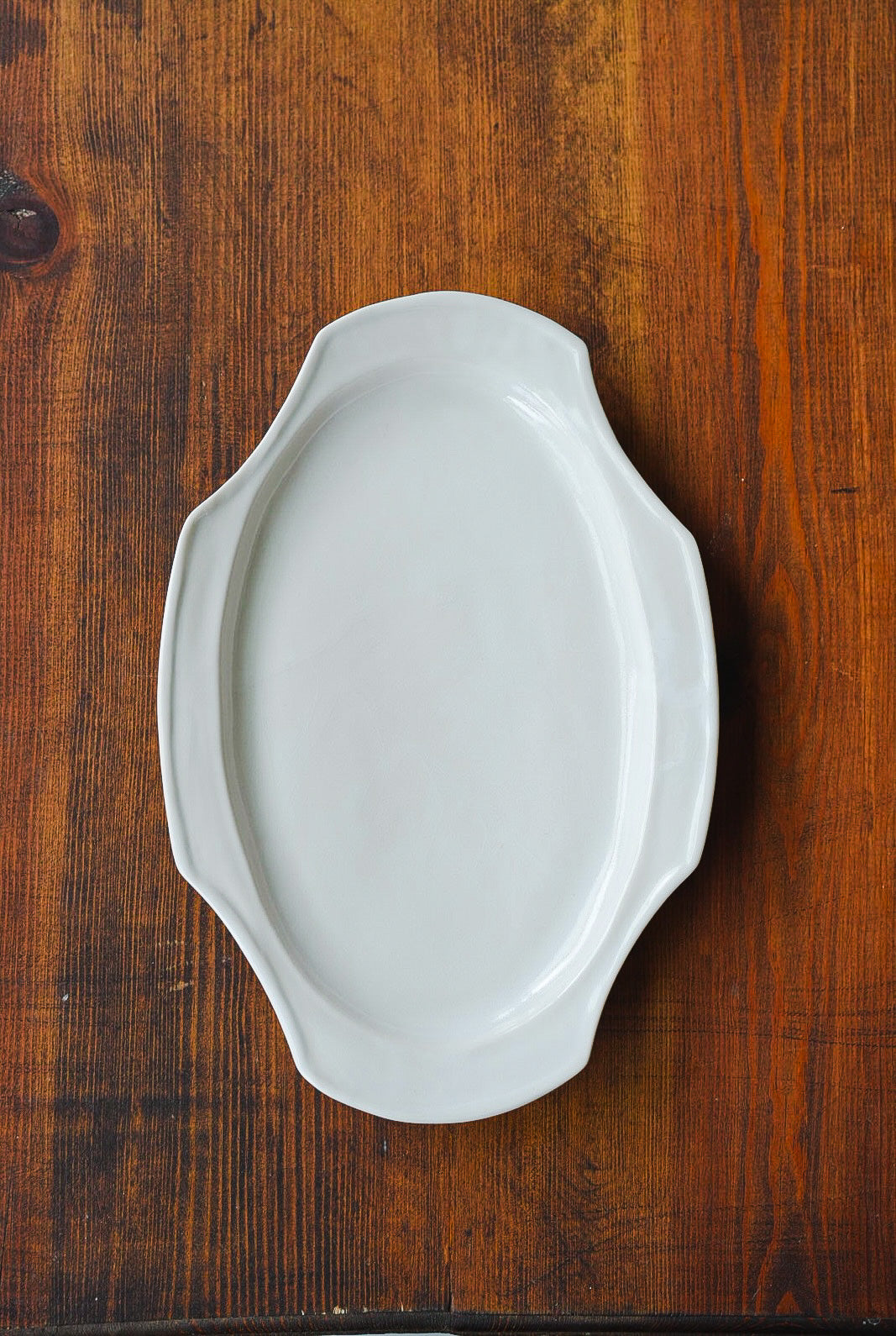 Maya Inamura 稲村真耶 Large White Oval Plate MI24
