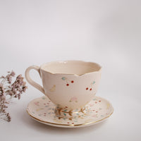 Taki Tomoda 友田多紀 Three Fruit Mug and Saucer  - TT13