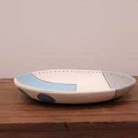 Emishi Kobo 池田匡優&美弥子 - Coloured Oval Plate Large EK32