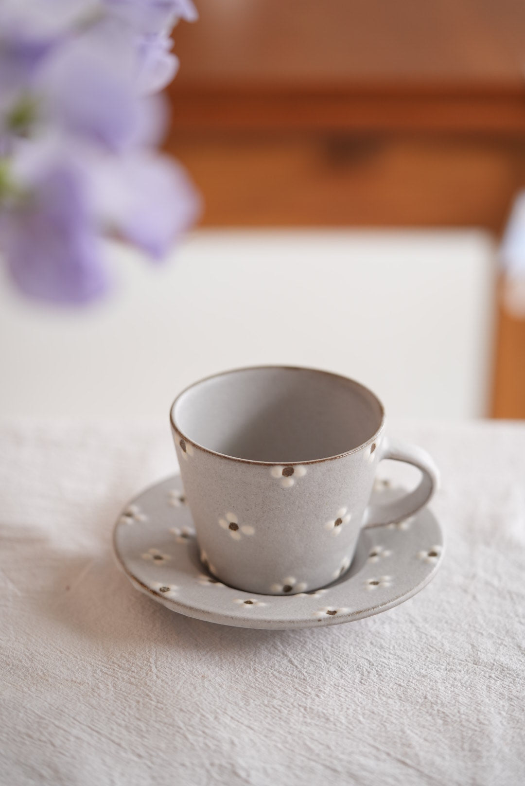 Kasai Kunitaro 葛西国太郎 Teacup w Saucer