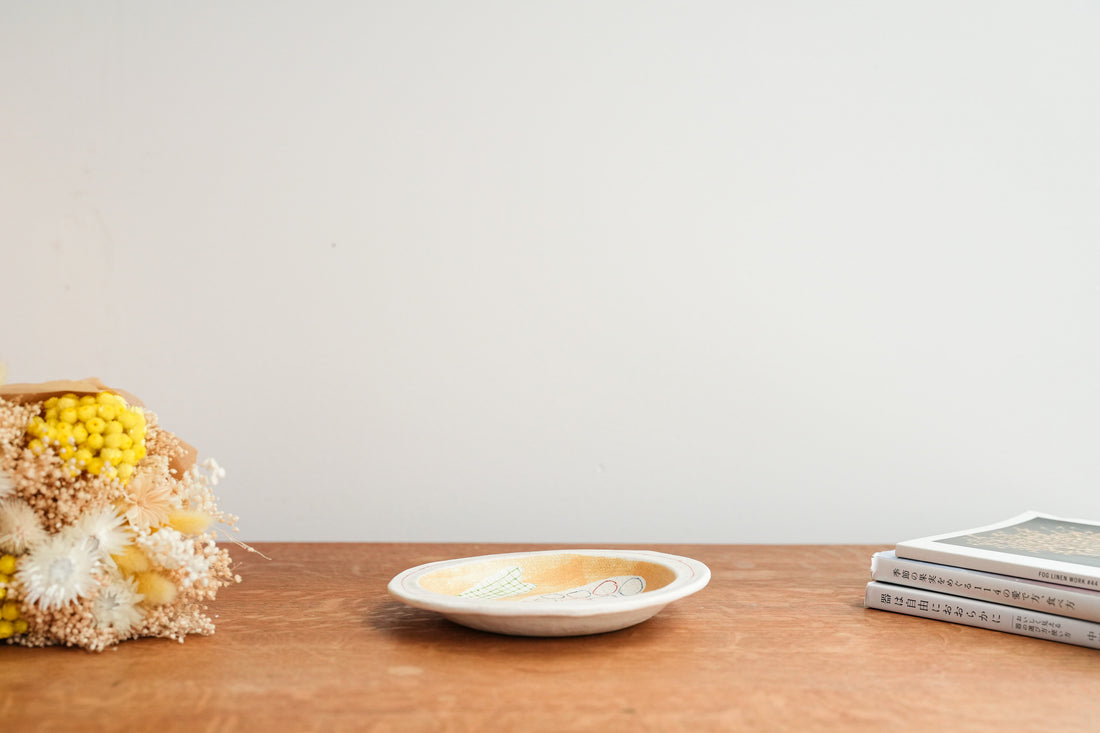 Hapun Pottery 拝志睦子 Small Plate HP14