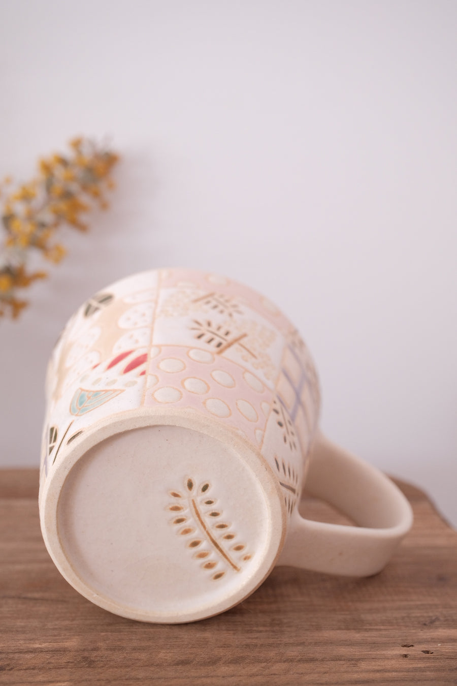 Makiko Furukawa 古川真紀子 Leaf Mug - Large