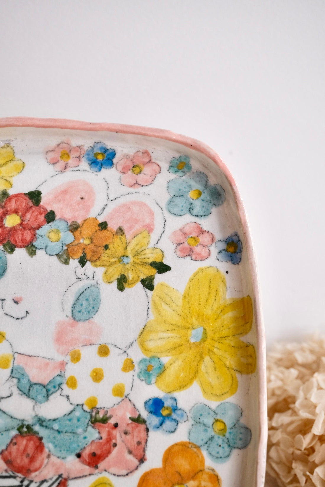 Asako Yamaguchi 山口麻子 Animal Square Plate AI20