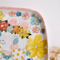 Asako Yamaguchi 山口麻子 Animal Square Plate AI20