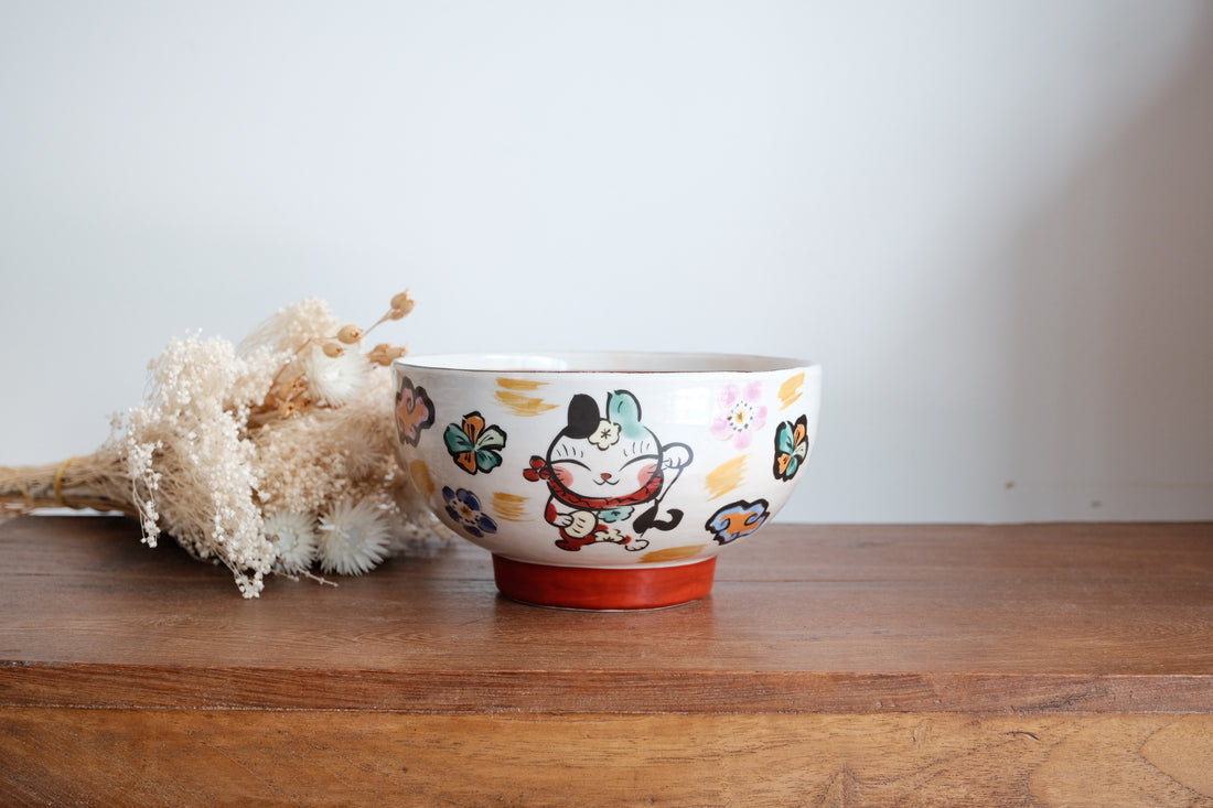 夕立窯 Japanese Style Ramen Bowl