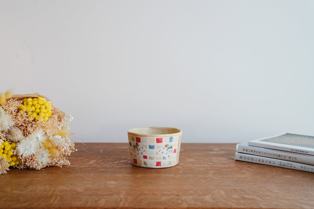 Hapun Pottery 拝志睦子 Mug with Flat Handle HP19