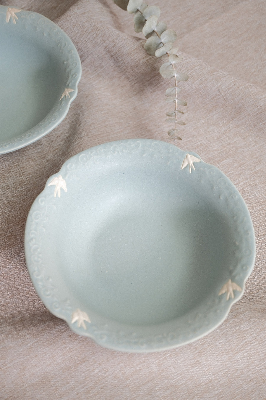 Mashiko Pottery Yoshizawa Bird Bowl