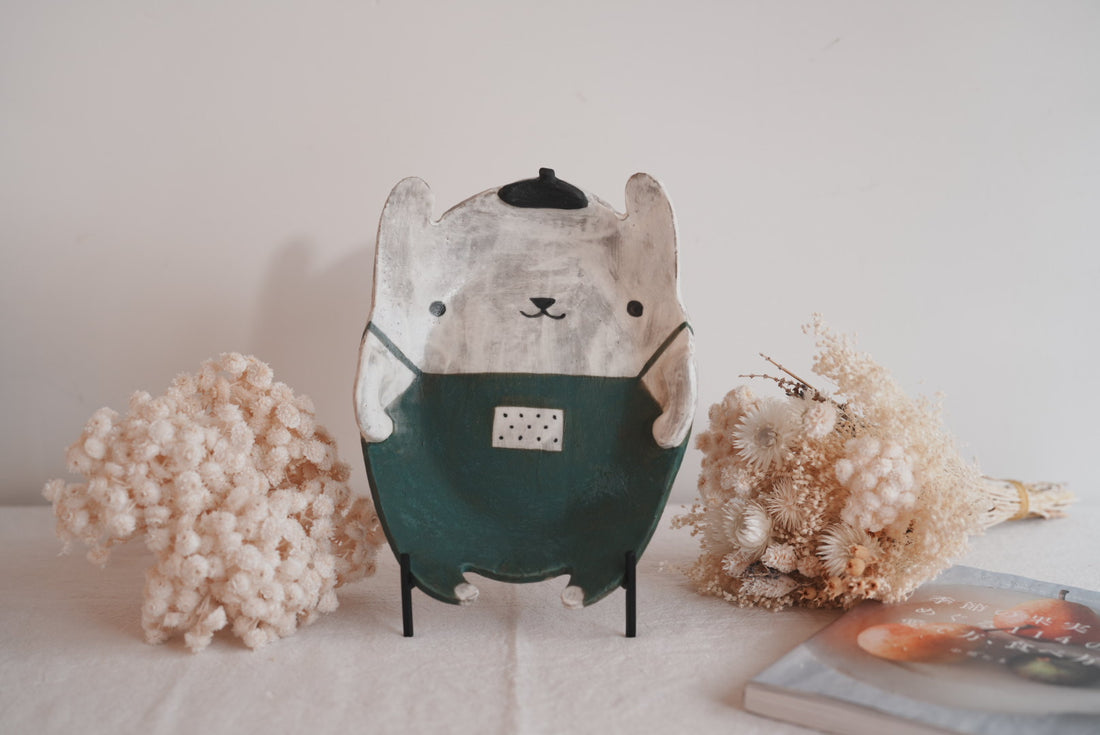 Fumiko Tsuchihashi 土橋文子 - Animal Shaped Plate FT17 #2