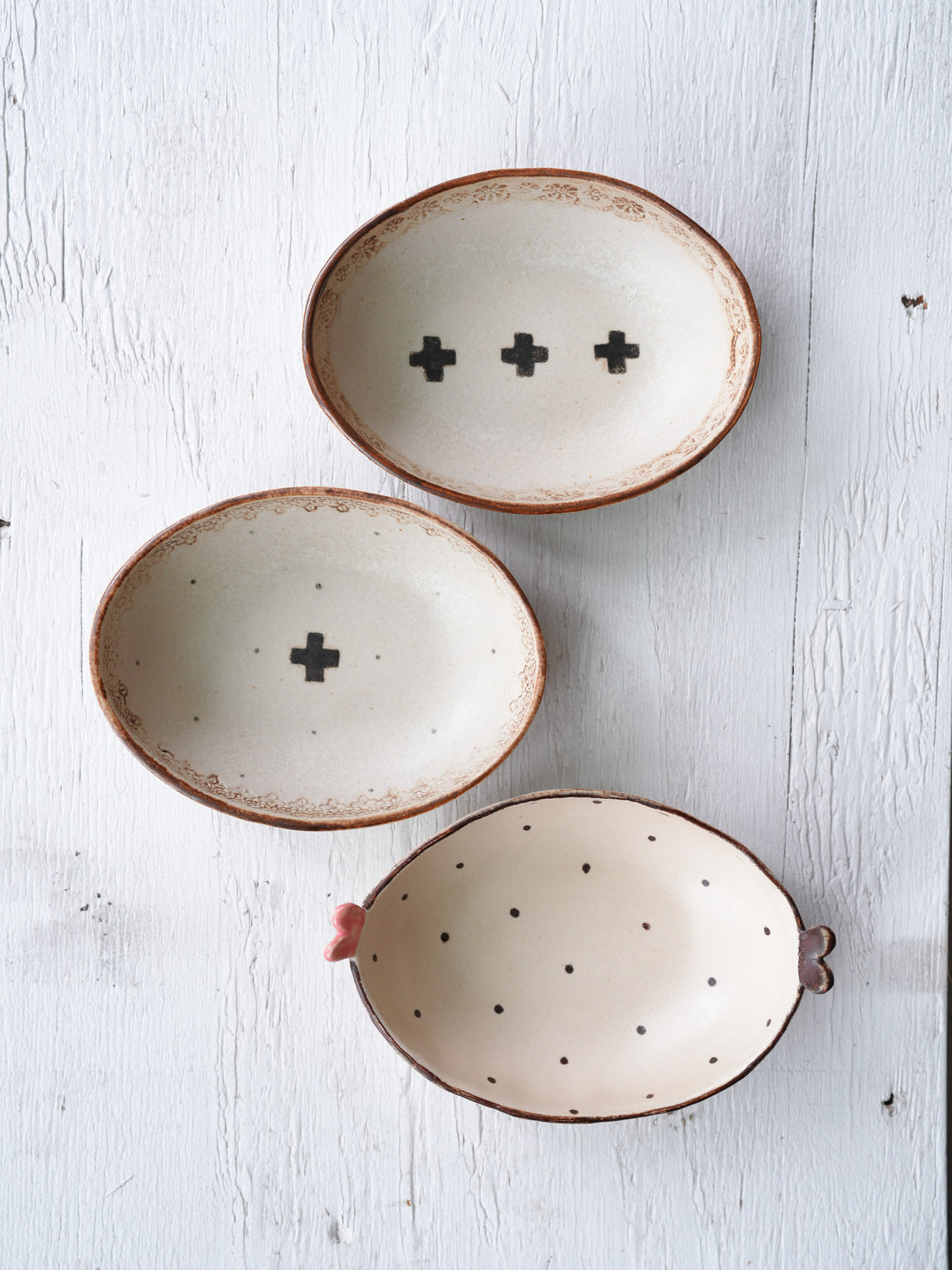 Misuzu Ishigami 石神美鈴 Medium Oval Plate with Handle MIS36