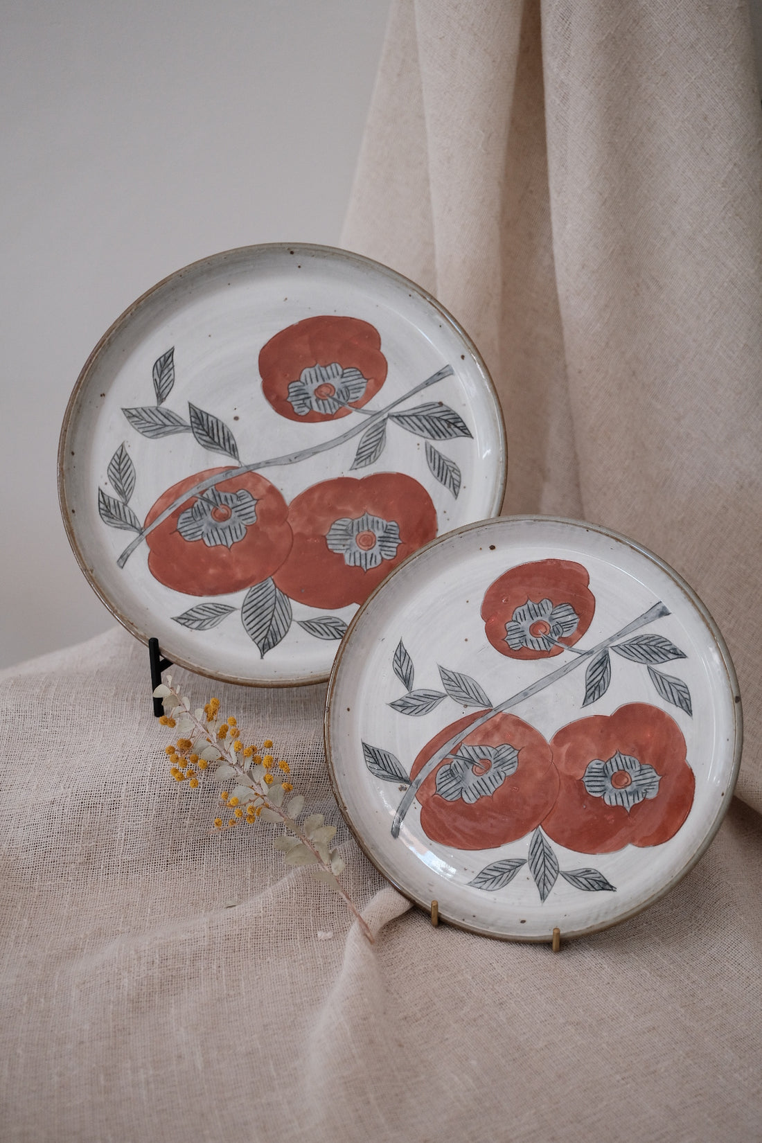 Cool Banana Hand Craft Plate - Persimmon