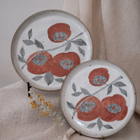 Cool Banana Hand Craft Plate - Persimmon